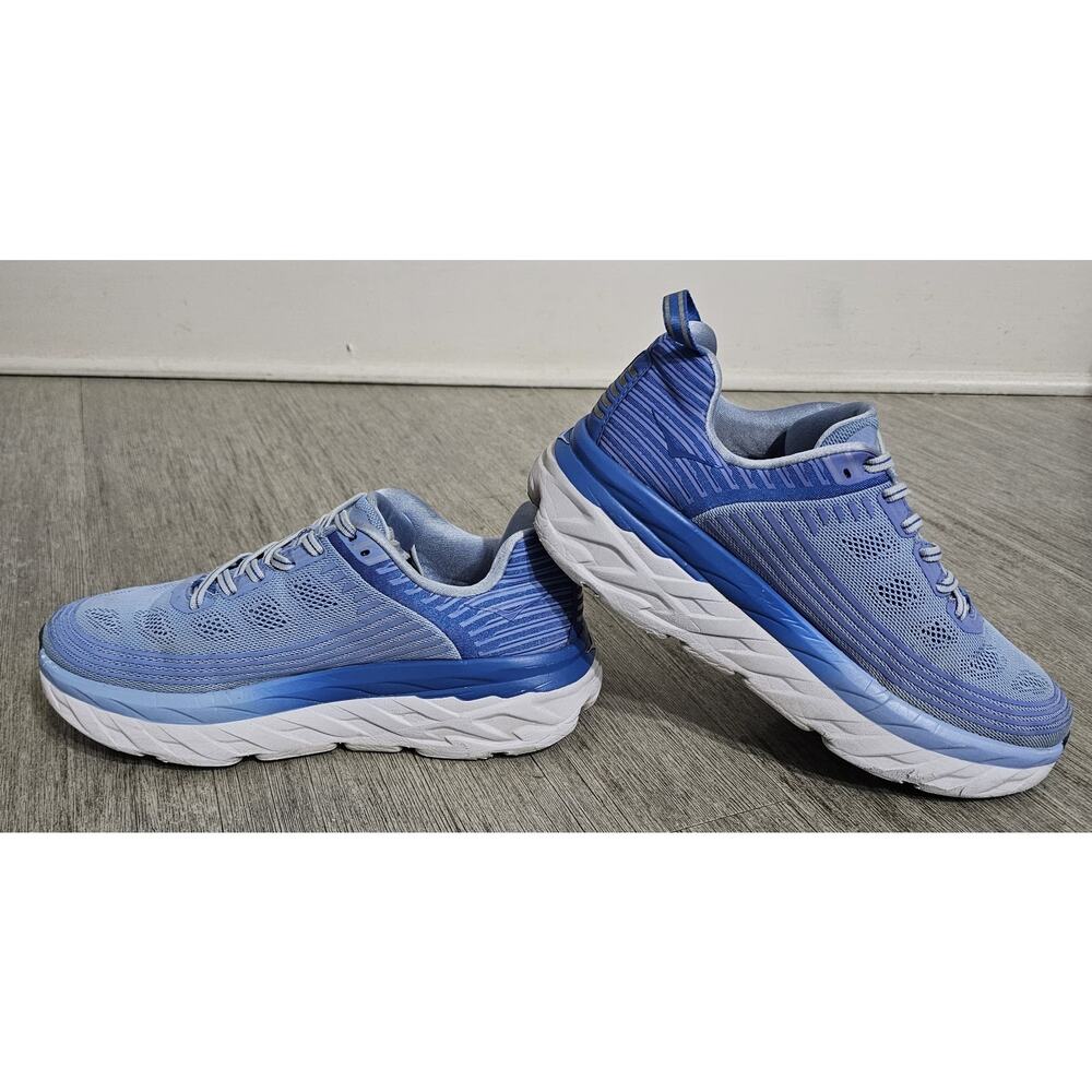 Hoka One One Bondi 6 Women’s Running Shoes Blue Athletic Sneakers Size 8.5 - Picture 8 of 11